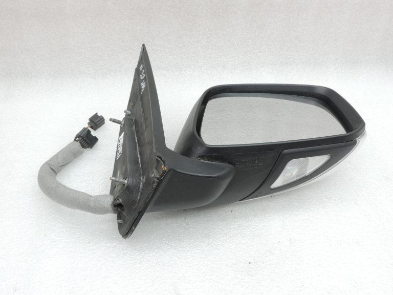 Nissan Navara II D40 labais ārējais spogulis, hromēts, ar pagrieziena rādītāju 963014X11A
