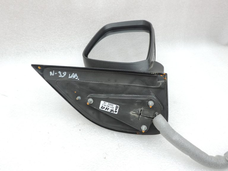 Nissan Navara II D40 labais ārējais spogulis, hromēts, ar pagrieziena rādītāju 963014X11A