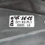 Nissan Navara II D40 labais ārējais spogulis, hromēts, ar pagrieziena rādītāju 963014X11A