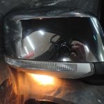 Nissan Navara II D40 labais ārējais spogulis, hromēts, ar pagrieziena rādītāju 963014X11A