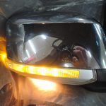 Nissan Navara II D40 labais ārējais spogulis, hromēts, ar pagrieziena rādītāju 963014X11A