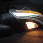 Nissan Navara II D40 kreisais ārējais spogulis, hromēts, ar pagrieziena rādītāju 963024X11A 963025X11A