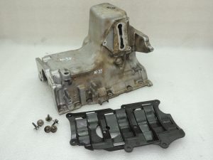 Oriģināls „Nissan Navara D40M“ eļļas karteris OE 1111000Q1E 3.0 V6 V9X LE