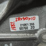 Oriģināls „Nissan Navara D40M“ priekšējais vāks, ķēdes vāks, OE 1350100Q0G, 3.0 dCi V6
