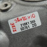 Oriģināls „Nissan Navara D40M“ priekšējais vāks, ķēdes vāks, OE 1350100Q0F, 3.0 dCi V6