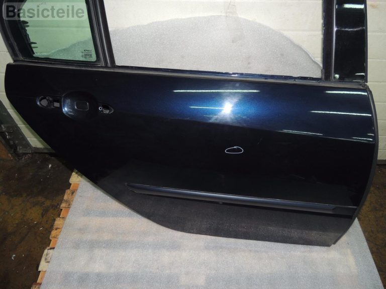 Renault Laguna III 3 durvju aizmugurējā labā krāsa Twilight Blue NV 472 Durvis aizmugurējā labā