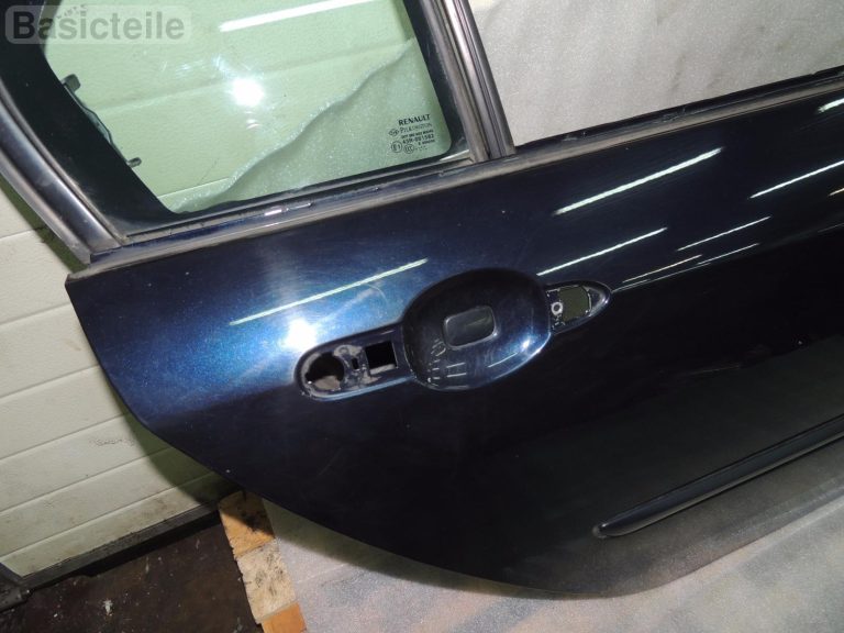 Renault Laguna III 3 durvju aizmugurējā labā krāsa Twilight Blue NV 472 Durvis aizmugurējā labā
