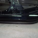 Renault Laguna III 3 durvju aizmugurējā labā krāsa Twilight Blue NV 472 Durvis aizmugurējā labā
