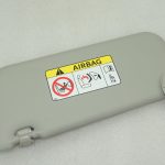 Toyota Yaris IV priekšējā labā pasažiera puses saules aizsargs 74310K0090B0 OE pelēks