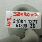 Toyota Yaris IV priekšējā labā pasažiera puses saules aizsargs 74310K0090B0 OE pelēks