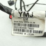 Opel Zafira C Tourer vadu kopne, aizmugurējā kreisā durvī, YNZ 13438220 13438222 OE