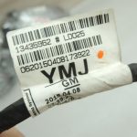 Opel Zafira C Tourer vadu kopne, aizmugurējā kreisā durvī, YNZ 13438220 13438222 OE