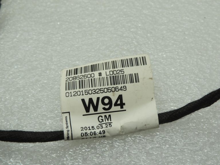 Opel Zafira C Tourer aizmugurējās durvju vadu kopums W94 LED 20862600 oriģināls OE