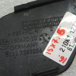 BMW 5. sērijas G30 priekšējā vilkšanas acs apvalks 475 safīra melnā krāsā 51117427448 OE