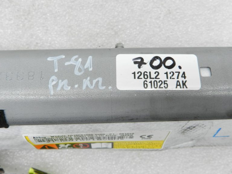 Toyota Corolla E210 Oriģināls sēdekļa gaisa spilvens Kreisajā puse 7392002310