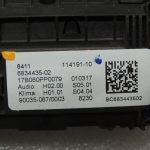 BMW 520d G30 gaisa kondicionēšanas vadības bloks, vadības pults, radio AC 61315A4A4E5, oriģināls