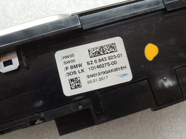 BMW G30 slēdžu panelis centrālajā konsolē „Sport Eco PDC“ 61316993923 oriģināls