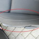 Opel Zafira C oriģinālais priekšējo sēdekļu komplekts, melns, neliels defekts!