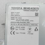 Toyota Yaris oriģinālais radio, CD-atskaņotājs, DVD-atskaņotājs, navigācijas sistēma 86140k0070