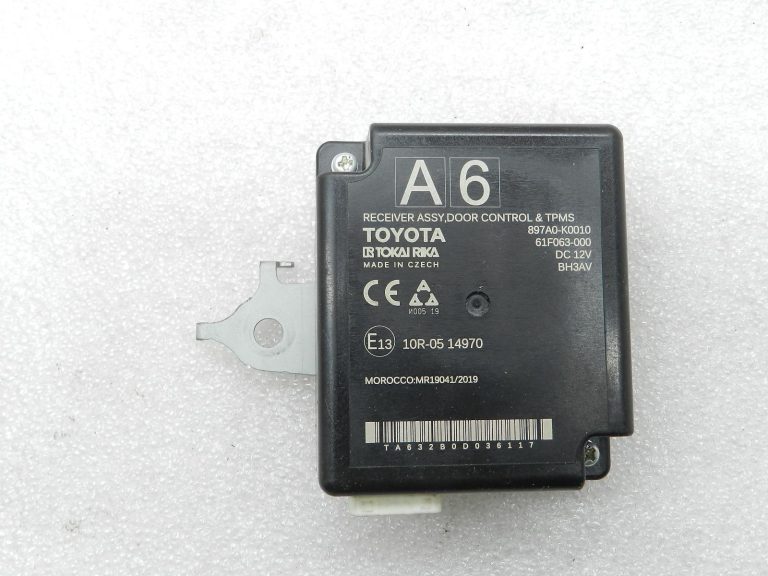 „Toyota Yaris“ oriģinālais durvju vadības bloks TPMS modulis 897A0K0010