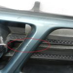 Nissan X-Trail T30 oriģinālais priekšējais radiatora režģis FX0 – GREEN M 623108H704