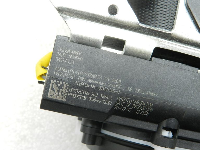 BMW G30 520D Oriģīnāla drošības josta Prieksā labajā pusē 72117430110