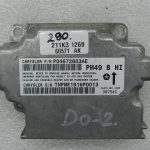 Dodge Caliber oriģinālais gaisa spilvenu vadības bloks 4672603AD