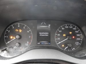 Toyota Yaris Original Instrument Cluster: Speedometer and Tachometer 83800K0191