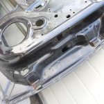 Opel Astra H priekšējās kreisās durvis 20R 2HU Z20R melnas Saphirschwarz 93192036