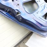 Opel Astra H Caravan aizmugurējās kreisās durvis 21B 4CU zila 13168045 04-10