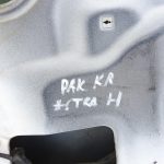 Opel Astra H hečbeks aizmugurējās kreisās durvis balta 13162876 04-10