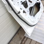 BMW X5 F15 priekšējās kreisās durvis A96 Mineralweiss balta 41517386737