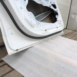 BMW X5 F15 priekšējās kreisās durvis A96 Mineralweiss balta 41517386737