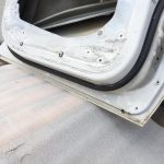 BMW X5 F15 priekšējās kreisās durvis A96 Mineralweiss balta 41517386737