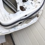 BMW X5 F15 priekšējās kreisās durvis A96 Mineralweiss balta 41517386737