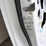 BMW X5 F15 priekšējās kreisās durvis A96 Mineralweiss balta 41517386737