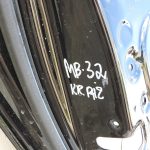 Mercedes C-Class W205 sedans aizmugurējās kreisās durvis 197 melna