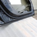 Mercedes C-Class W205 sedans priekšējās kreisās durvis 197 melna