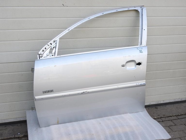 Opel Vectra C Signum priekšējās kreisās durvis sudraba 93171439 93186031 93175809 13216020
