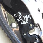 Opel Vectra C hečbeks aizmugurējās kreisās durvis melna 93171451 93175839 13140147 9228871