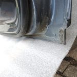 VW Passat B7 sedans aizmugurējās kreisās durvis K7X 3AE833055 10-14