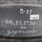 1x oriģināls BMW E60 E61 Styling 135 alumīnija disks 8Jx18 ET20 8036570