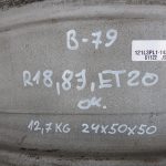 1x oriģināls BMW E60 E61 Styling 135 alumīnija disks 8Jx18 ET20 8036570