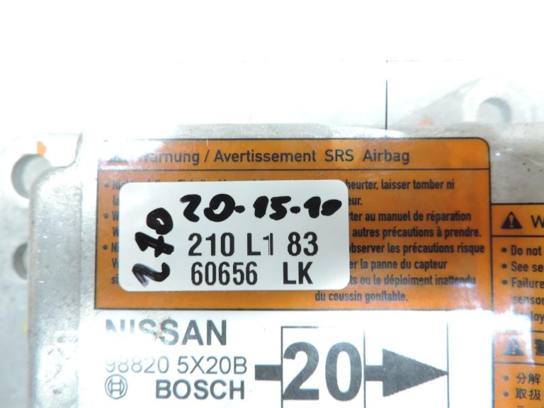 „Nissan Navara II D40“ gaisa spilvenu vadības bloks 988205X20B