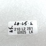 OE Toyota Corolla E21 motora pārsega slēdzenes trose 5363002390