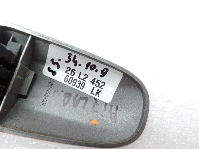 OE Toyota Corolla E21 ārējā durvju roktura aizmugure, sudraba krāsā, 1J6, 6921102934