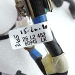 OE Toyota Corolla E21 aizmugurējās durvis, kreisā puse, 8215402D20 Durvju vadu kopne
