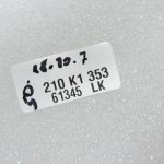 Oe Toyota Yaris IV XP210 bagāžnieka vāka slēdzis, bagāžnieka vāka rokturis 84840F4010