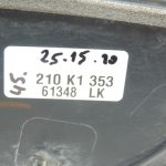 Oe Toyota Yaris IV XP210 durvju apdare, ārējā, aizmugurējā, kreisā puse 757080D010