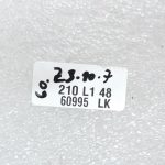 OE Toyota Corolla E21 1,2i 8NRFTS dzesēšanas šķidruma gaisa izlaides vārsts 1667147010